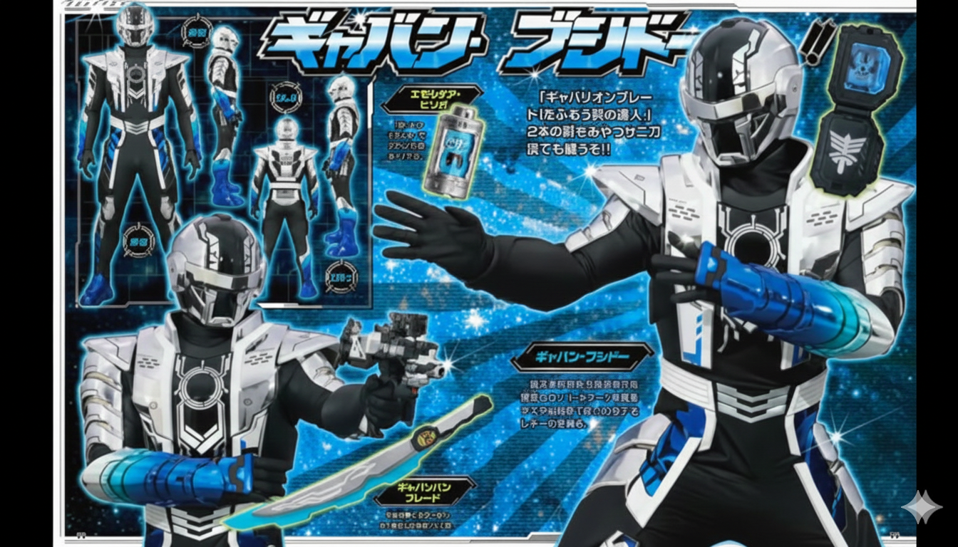 Space Sheriff Gavan Infinity,  Gavan Luminous & Gavan Bushido Scans